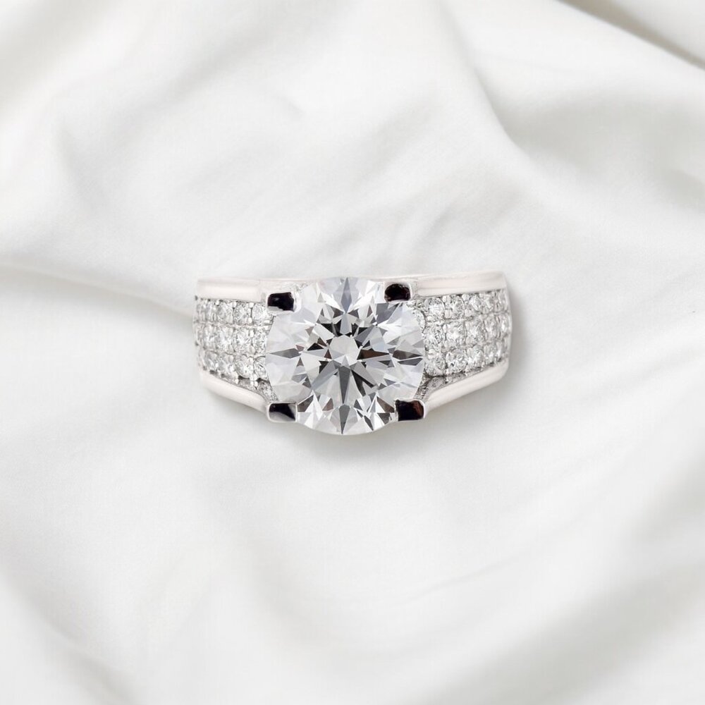 4 Carat Lab Grown Diamond Ring